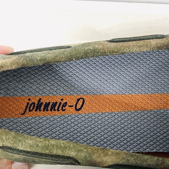 Johnnie-O Getaway Driver Camo Casual Slip On Mocs Moccasins Shoes Men’s Size 12M - Picture 11 of 14